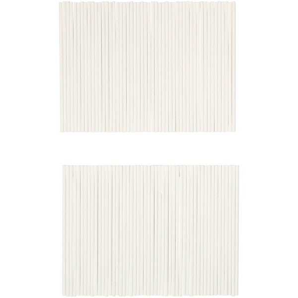 Lollipop & Cake Pop Stick, White, 6-in, 100-pk, for Baking/Cake Decoration R0K3
