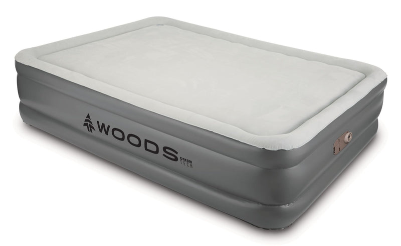 Tritech Memory Foam Double-High Queen Air Mattress with Built-In 120V Pump C7G7