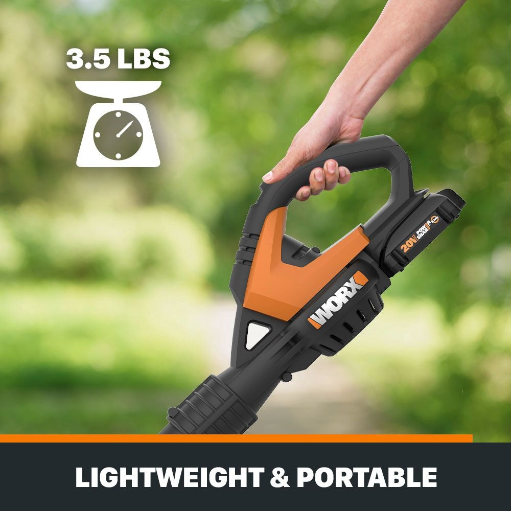 WG545.9 20V Power Share Cordless Air Leaf Blower/Sweeper, Tool Only B5O0 - product image 6