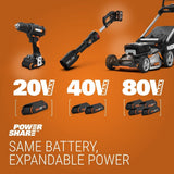 WG929 20V Power Share Cordless Grass Trimmer & Leaf Blower Combo Kit F5M5 - product image 2