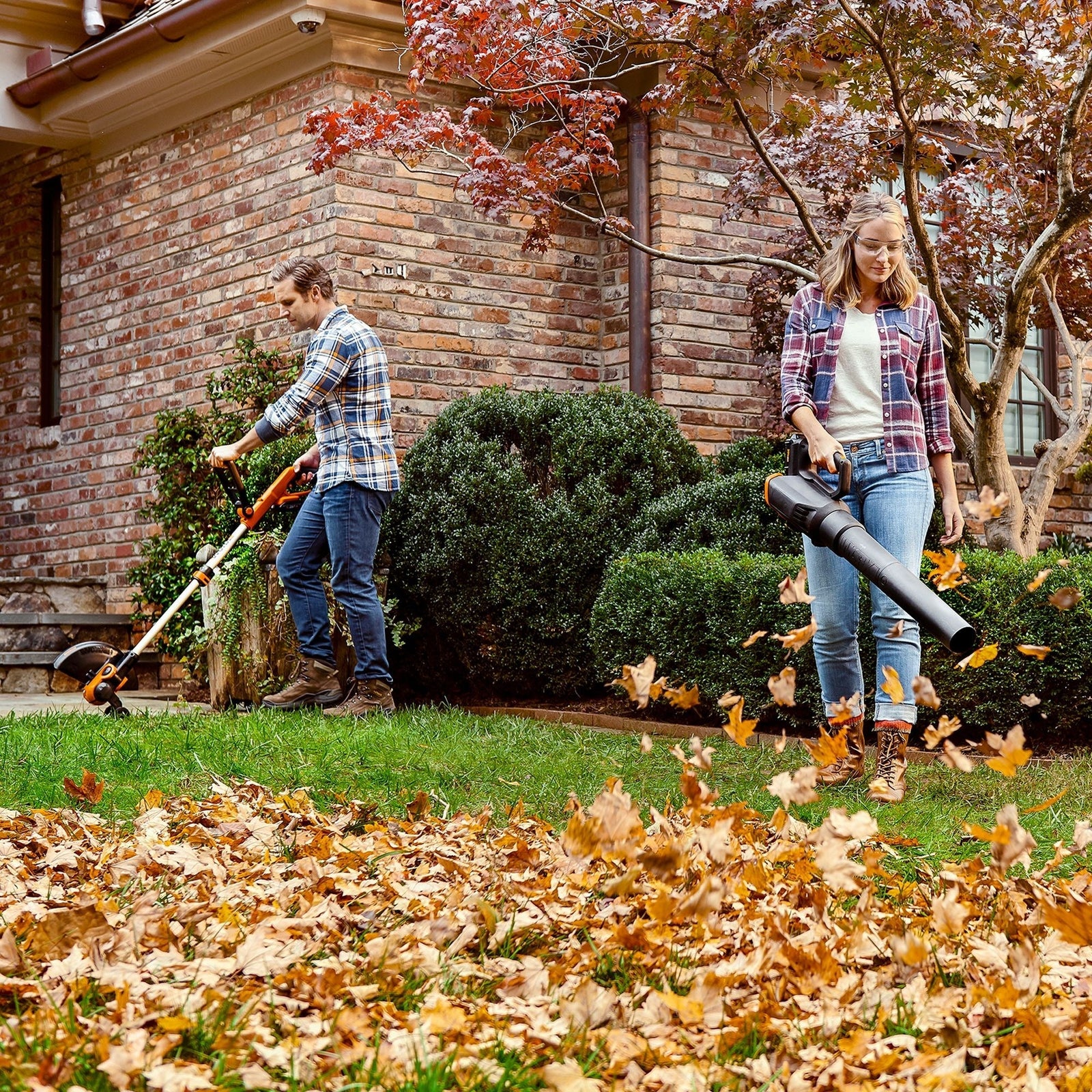WG929 20V Power Share Cordless Grass Trimmer & Leaf Blower Combo Kit F5M5 - product image 6