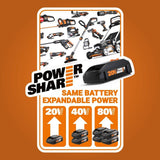 WG929 20V Power Share Cordless Grass Trimmer & Leaf Blower Combo Kit B3O3 - product image 7