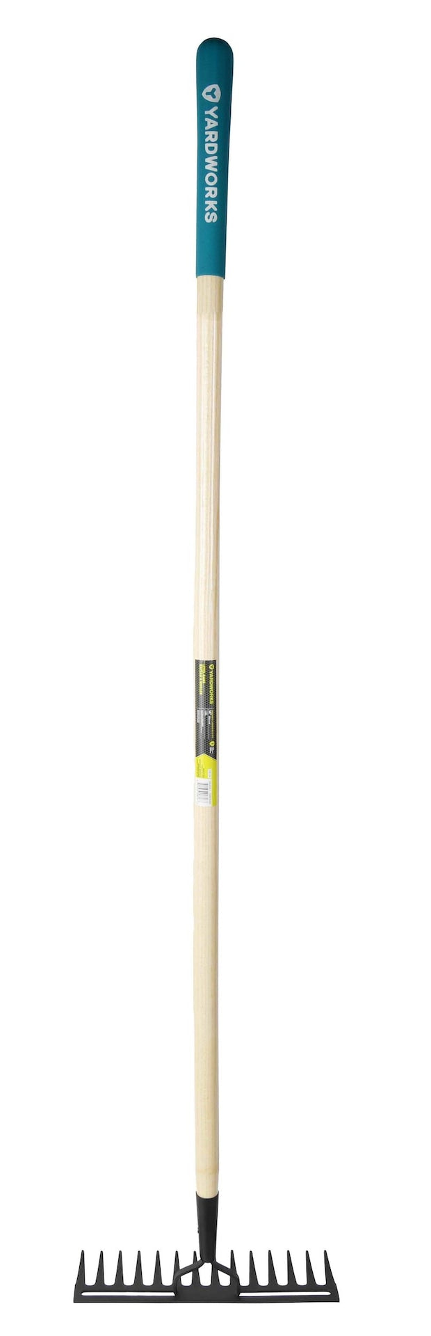 14-in Wide Metal 14-Tine Head Rake, 48-in Hardwood Shaft G7J8 - product image 1
