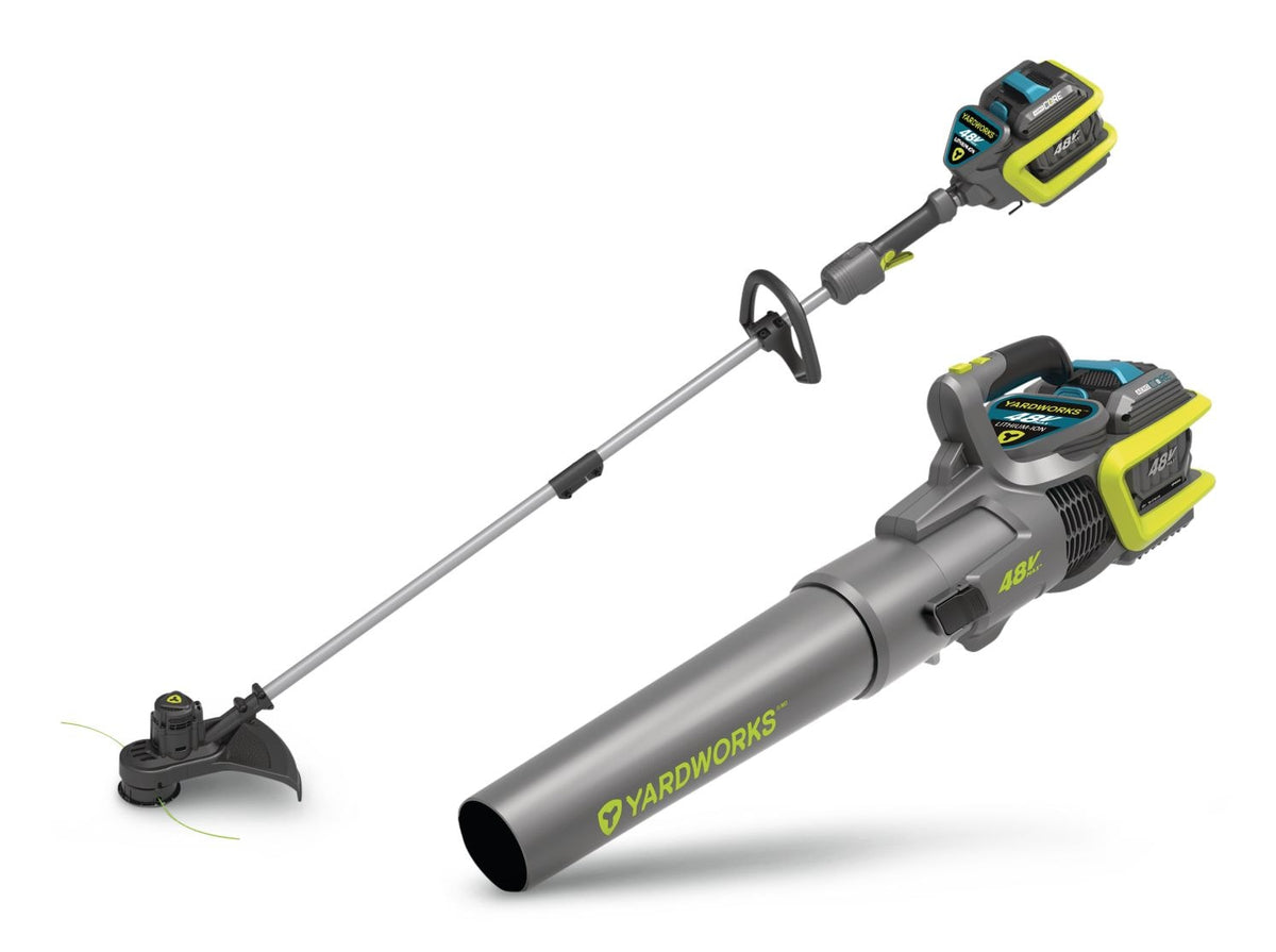 48 V Cordless Leaf Blower & Trimmer Combo, 2 Ah Battery Included C7T7 - product image 1