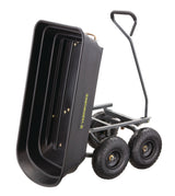 Poly Tray 4-Wheel Garden/Yard Cart, 600-lb A0R9 - product image 2