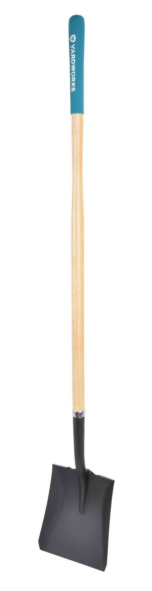 Steel Square-Point Long-Handle Spade Shovel, 60-in Wooden Shaft B1X0