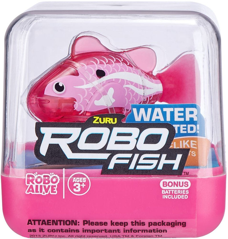 Robo Alive Robotic Fish Toy For Kids, Assorted, Ages 3+ N6A1