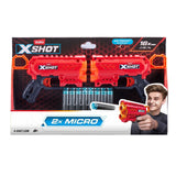 X-Shot Micro Foam Dart Blaster, Includes 16 Darts, 2-pk, Ages 8+ T9E8 - product image 1